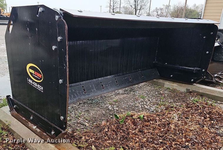 image for item DT6810 Quick Attach Attachments skid steer snow pusher