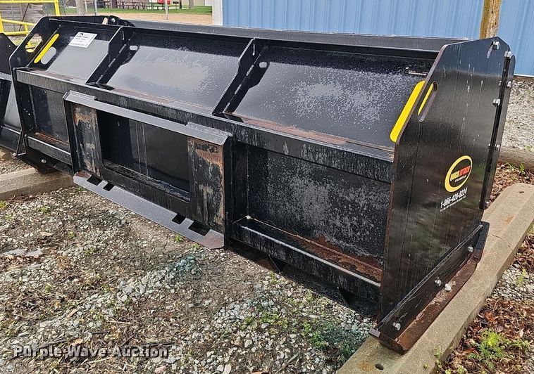 image for item DT6810 Quick Attach Attachments skid steer snow pusher