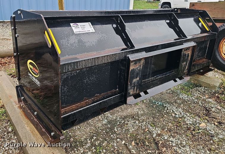 image for item DT6810 Quick Attach Attachments skid steer snow pusher