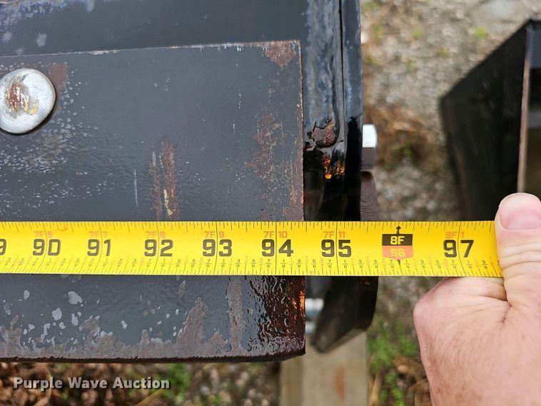 image for item DT6810 Quick Attach Attachments skid steer snow pusher