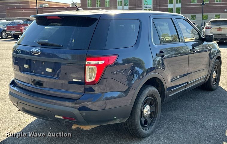 image for item DU9734 2015 Ford Explorer Police Interceptor SUV