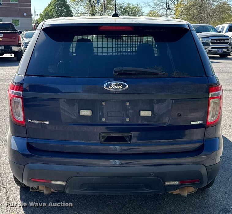 image for item DU9734 2015 Ford Explorer Police Interceptor SUV