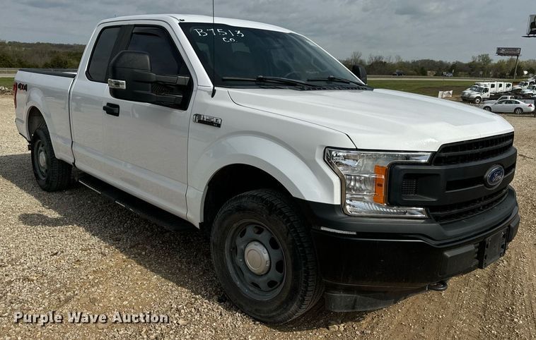 image for item DV1938 2018 Ford F150 XL SuperCab pickup truck