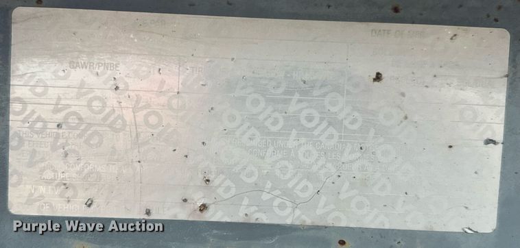 image for item DV1950 2000 Interstate 20DT equipment trailer