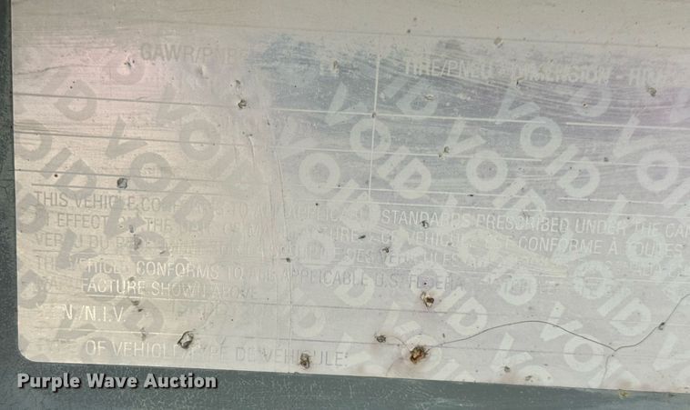 image for item DV1950 2000 Interstate 20DT equipment trailer