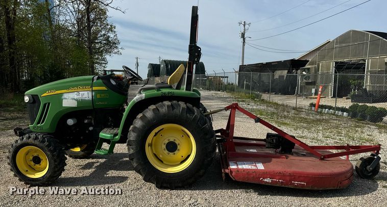 image for item DV1967 2009 John Deere 4520 MFWD tractor