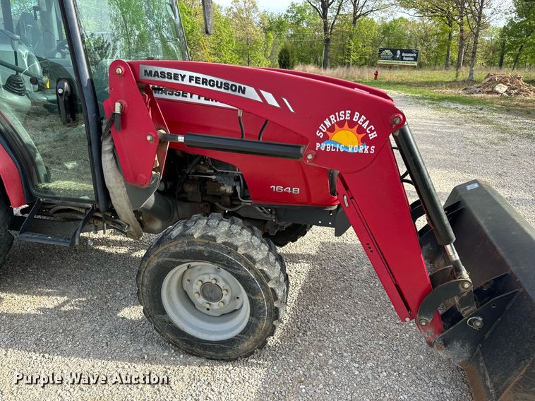 image for item DV1968 2013 Massey Ferguson 1648 MFWD tractor
