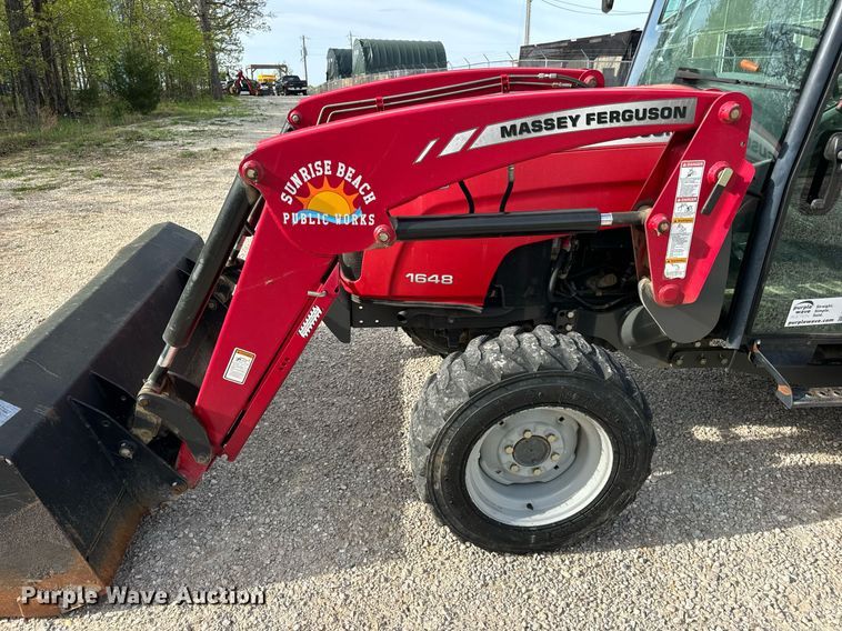 image for item DV1968 2013 Massey Ferguson 1648 MFWD tractor