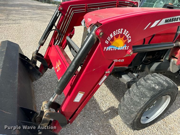 image for item DV1968 2013 Massey Ferguson 1648 MFWD tractor