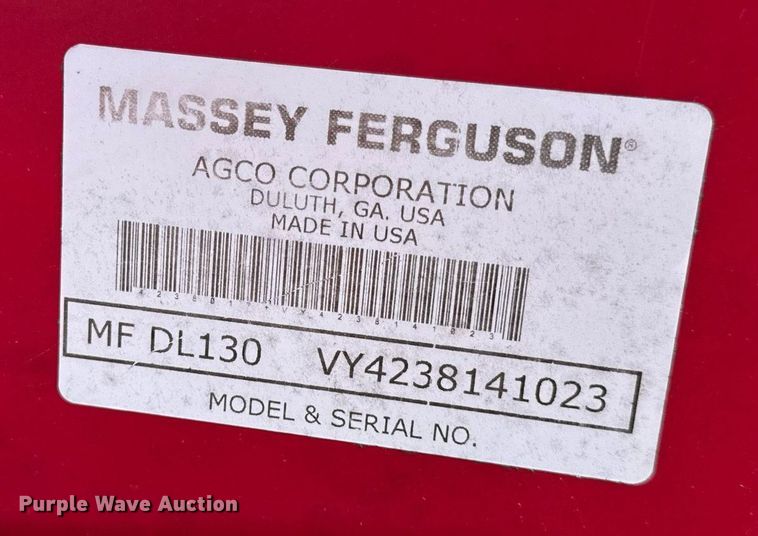 image for item DV1968 2013 Massey Ferguson 1648 MFWD tractor