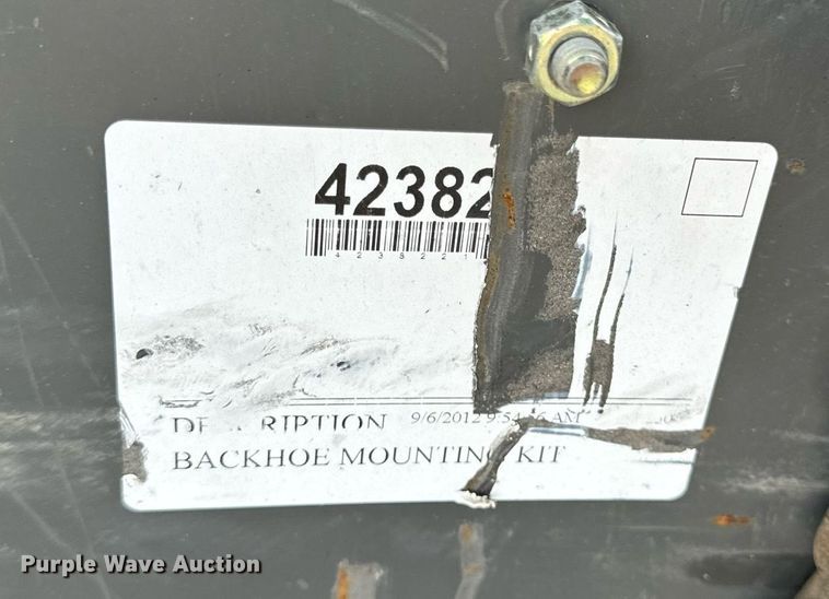 image for item DV1969 Massey Ferguson CB20 backhoe attachment