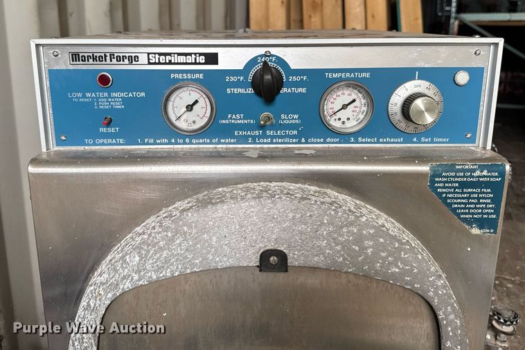 image for item DV2506 1990 Market Forge STM-EL autoclave