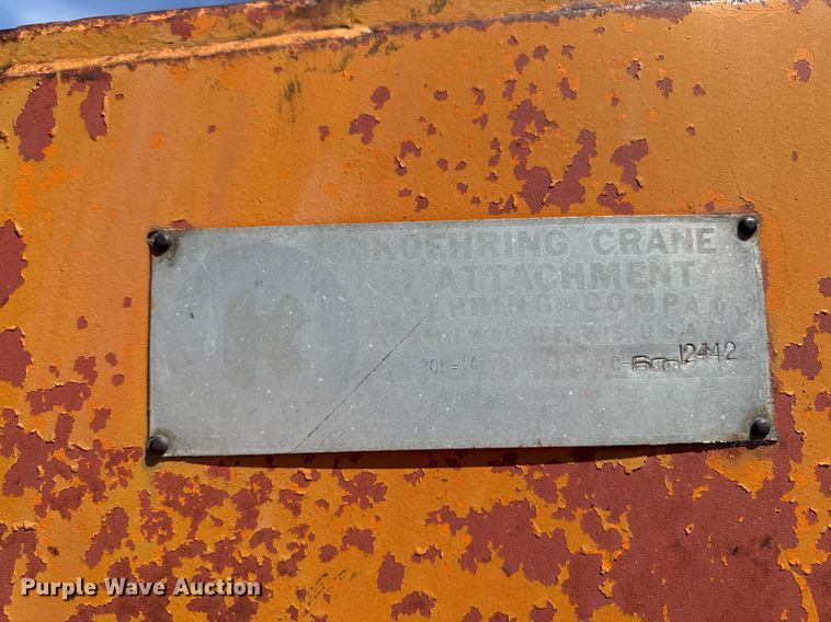 image for item DV2534 Koehring 64-607 CC crane