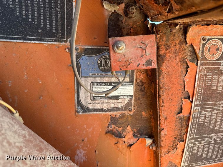 image for item DV2534 Koehring 64-607 CC crane