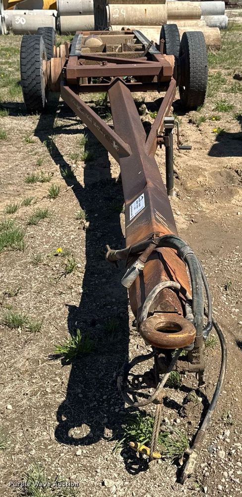 image for item DV2537 2010 Brady end dump pup trailer chassis