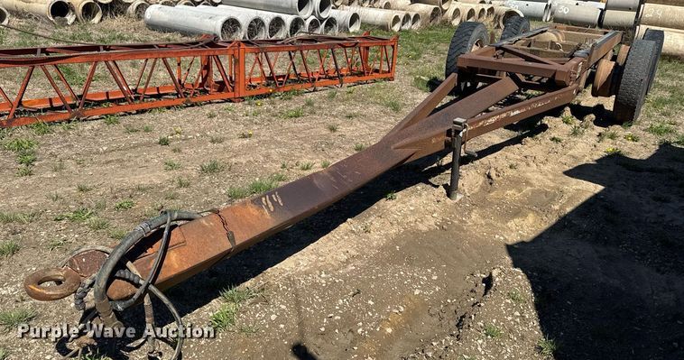 image for item DV2537 2010 Brady end dump pup trailer chassis