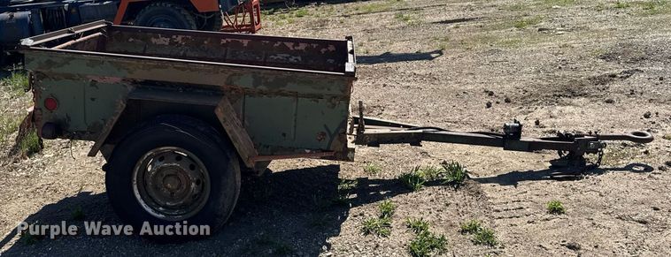 image for item DV2541 1989 Shop built utility trailer