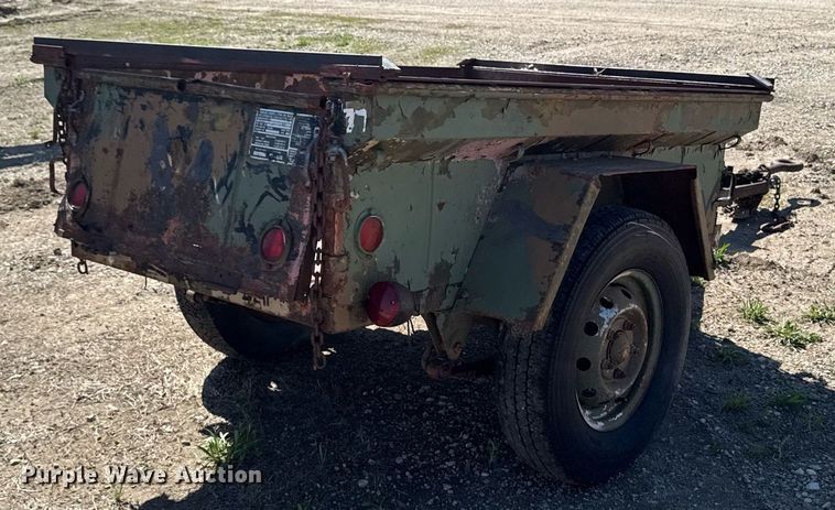 image for item DV2541 1989 Shop built utility trailer