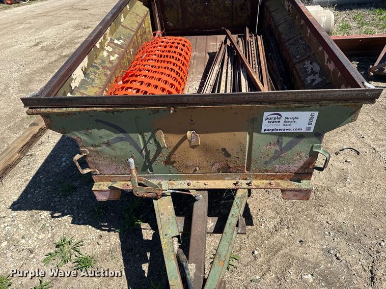 image for item DV2541 1989 Shop built utility trailer