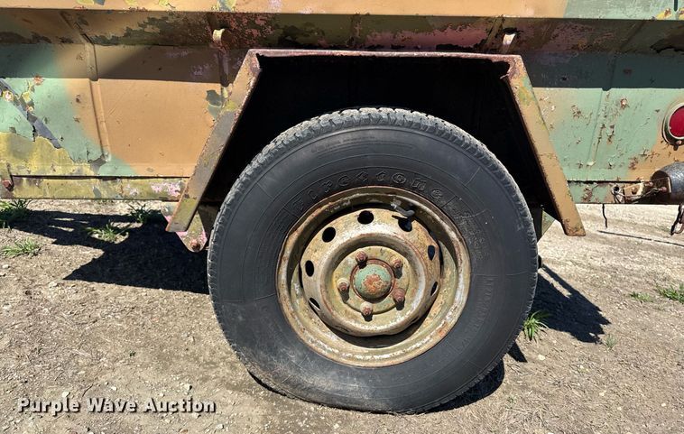 image for item DV2541 1989 Shop built utility trailer