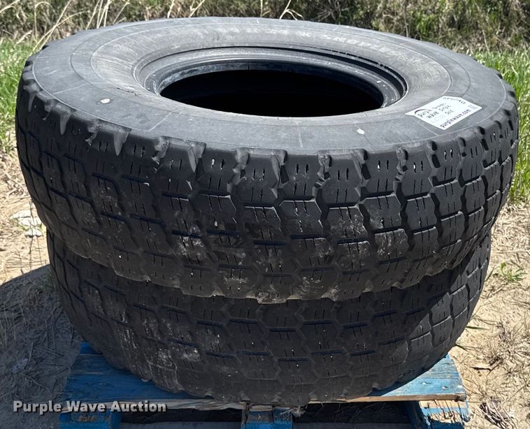 image for item DV2549 (2) 14.00R24 tires