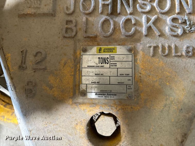 image for item DV2566 (3) crane blocks