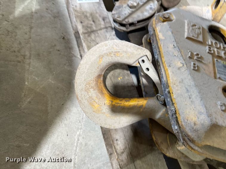 image for item DV2566 (3) crane blocks