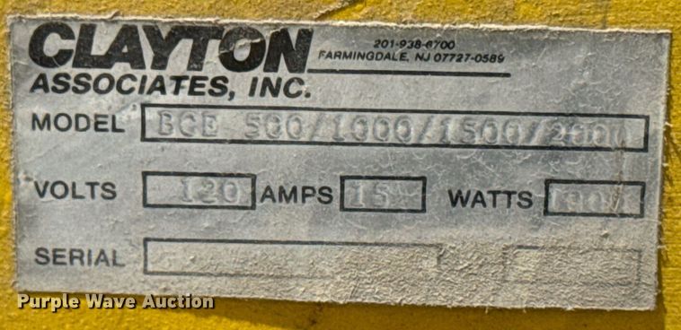 image for item DV2568 Clayton BCE 500 brake cleaner