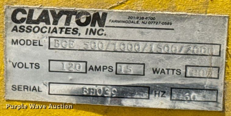 image for item DV2568 Clayton BCE 500 brake cleaner