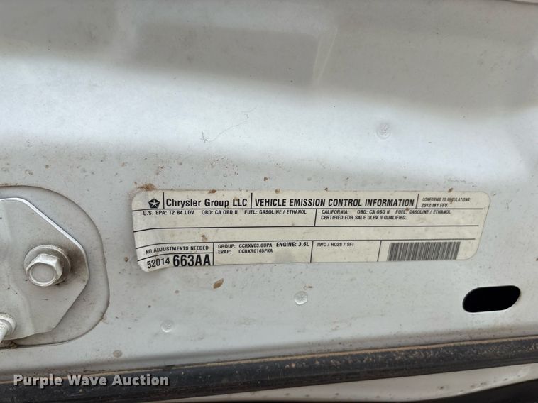 image for item DY2472 2012 Dodge Charger Police 