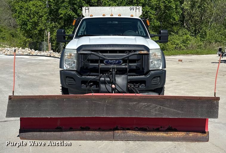 image for item DZ4008 2012 Ford F450 Super Duty dump flatbed truck