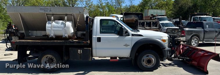 image for item DZ4008 2012 Ford F450 Super Duty dump flatbed truck