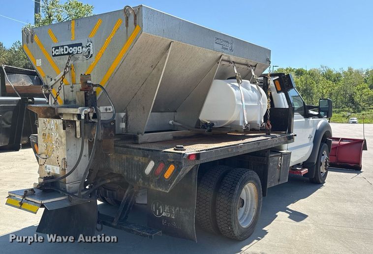 image for item DZ4008 2012 Ford F450 Super Duty dump flatbed truck