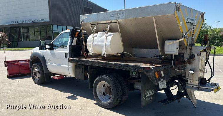 image for item DZ4008 2012 Ford F450 Super Duty dump flatbed truck