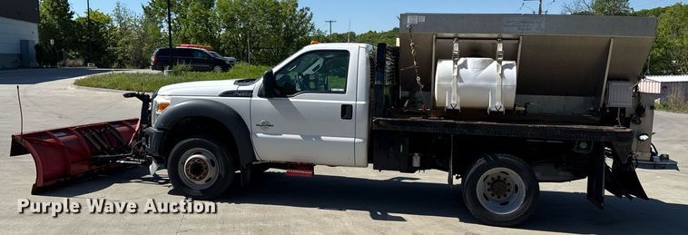 image for item DZ4008 2012 Ford F450 Super Duty dump flatbed truck