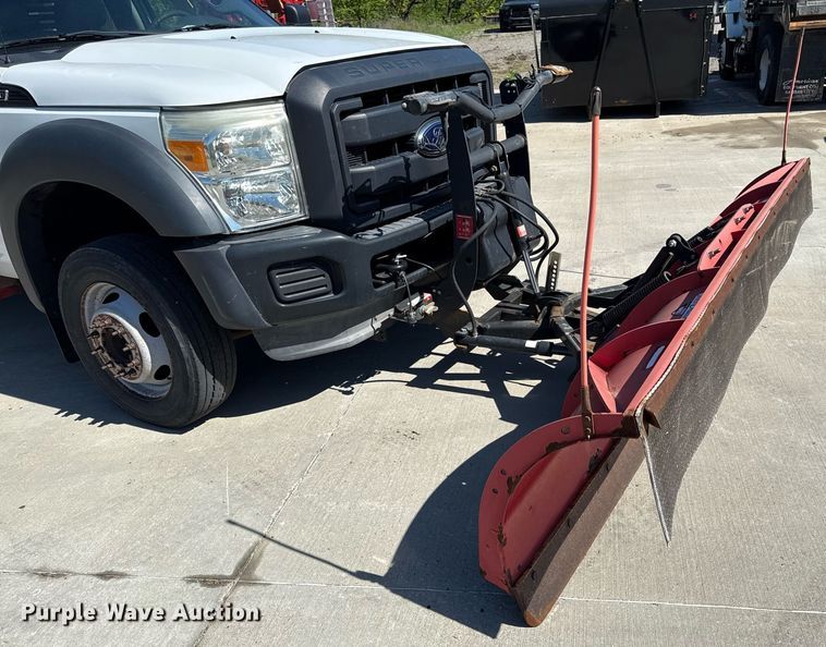 image for item DZ4008 2012 Ford F450 Super Duty dump flatbed truck