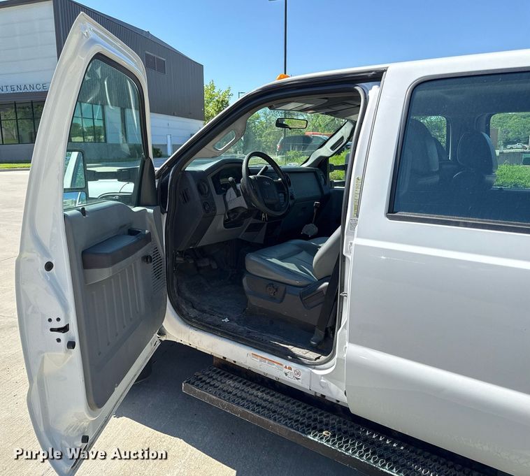 image for item DZ4013 2012 Ford F450 Super Duty Crew Cab dump flatbed truck