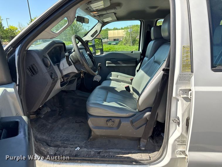 image for item DZ4013 2012 Ford F450 Super Duty Crew Cab dump flatbed truck