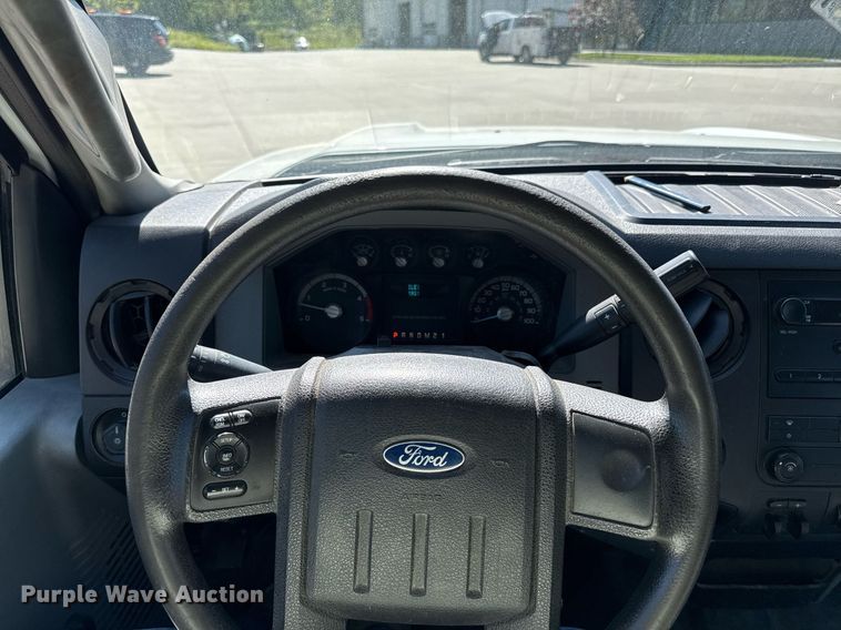 image for item DZ4013 2012 Ford F450 Super Duty Crew Cab dump flatbed truck