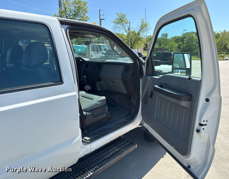 image for item DZ4013 2012 Ford F450 Super Duty Crew Cab dump flatbed truck