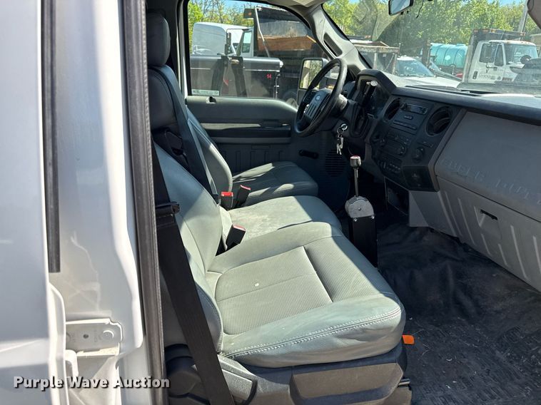 image for item DZ4013 2012 Ford F450 Super Duty Crew Cab dump flatbed truck