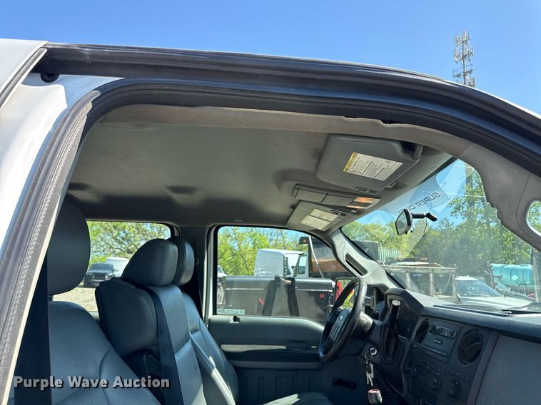 image for item DZ4013 2012 Ford F450 Super Duty Crew Cab dump flatbed truck