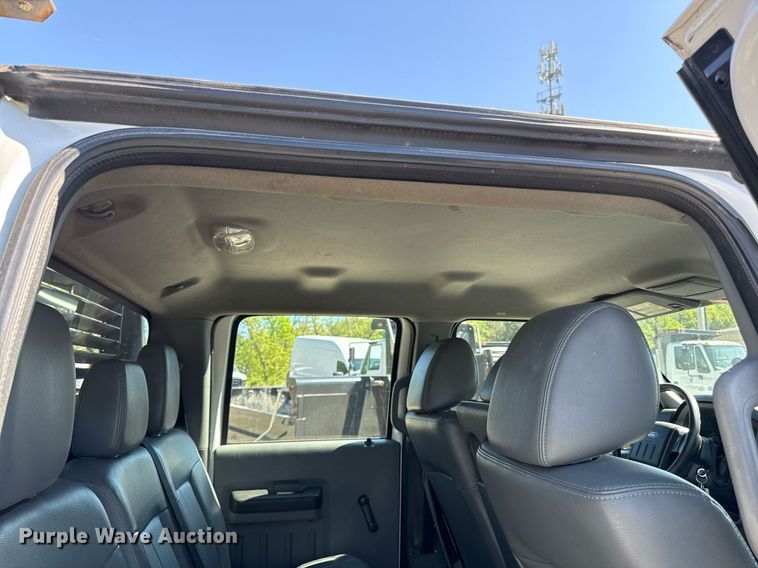 image for item DZ4013 2012 Ford F450 Super Duty Crew Cab dump flatbed truck