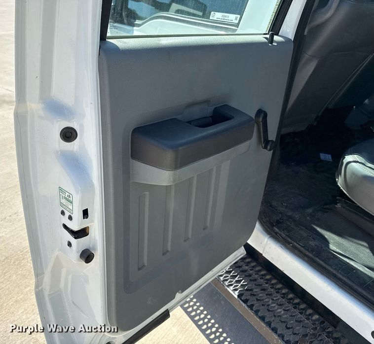 image for item DZ4013 2012 Ford F450 Super Duty Crew Cab dump flatbed truck