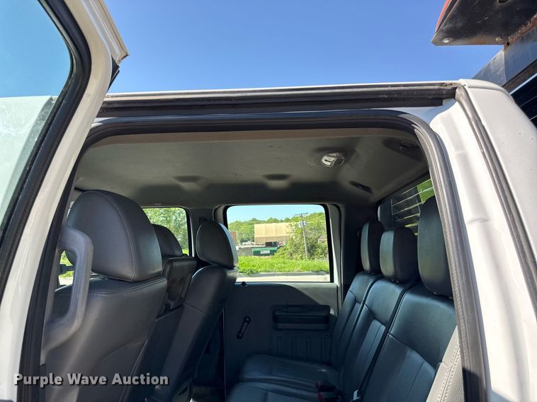 image for item DZ4013 2012 Ford F450 Super Duty Crew Cab dump flatbed truck