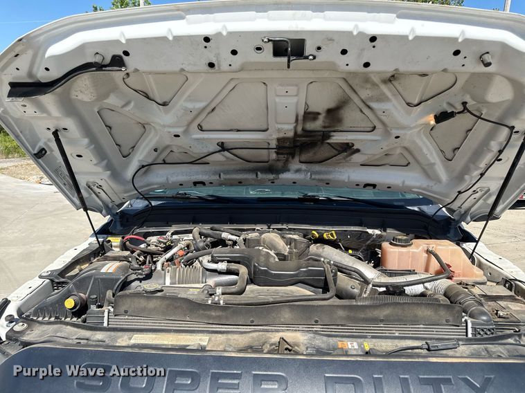 image for item DZ4013 2012 Ford F450 Super Duty Crew Cab dump flatbed truck