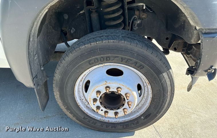 image for item DZ4013 2012 Ford F450 Super Duty Crew Cab dump flatbed truck