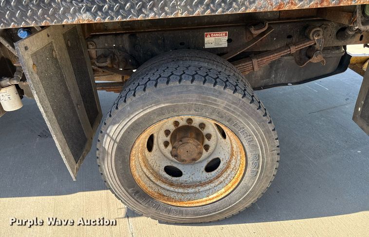 image for item DZ4013 2012 Ford F450 Super Duty Crew Cab dump flatbed truck