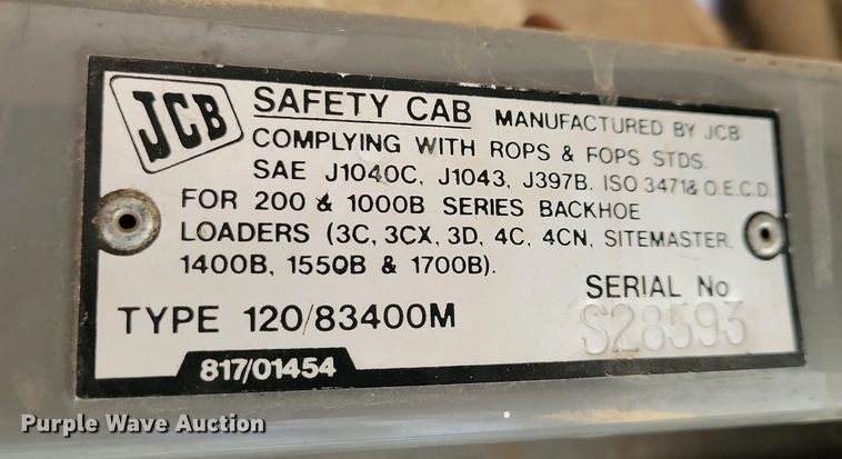 image for item EA2425 1990 JCB 1550 B backhoe