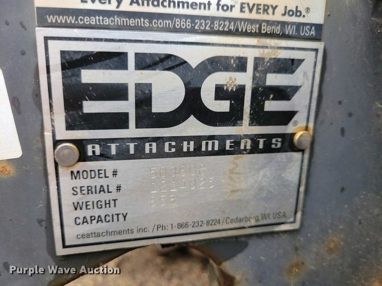 image for item EA2427 Edge 503608 skid steer broom